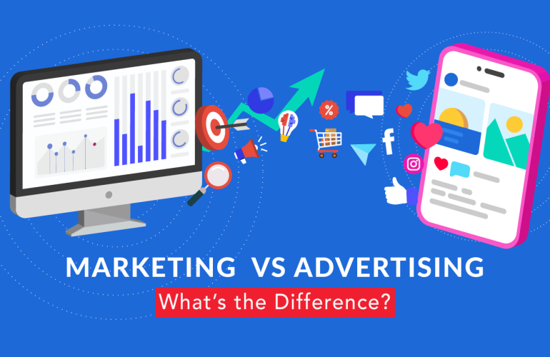 فرق بین تبلیغات و بازاریابی